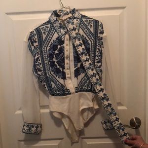 Cache Body Suit w/ Matching Belt